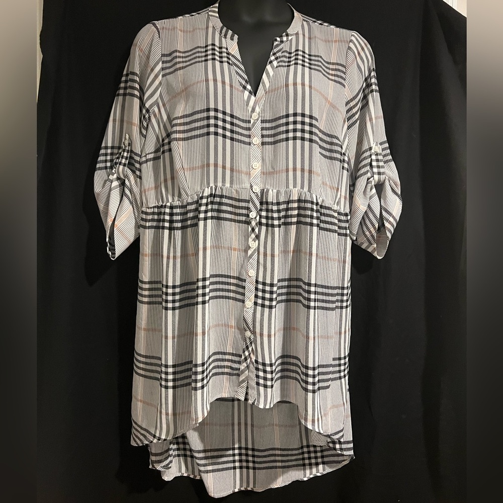Plaid Tunic Dress